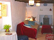 Andalucian style living room Booking info for rural accommodation Comares